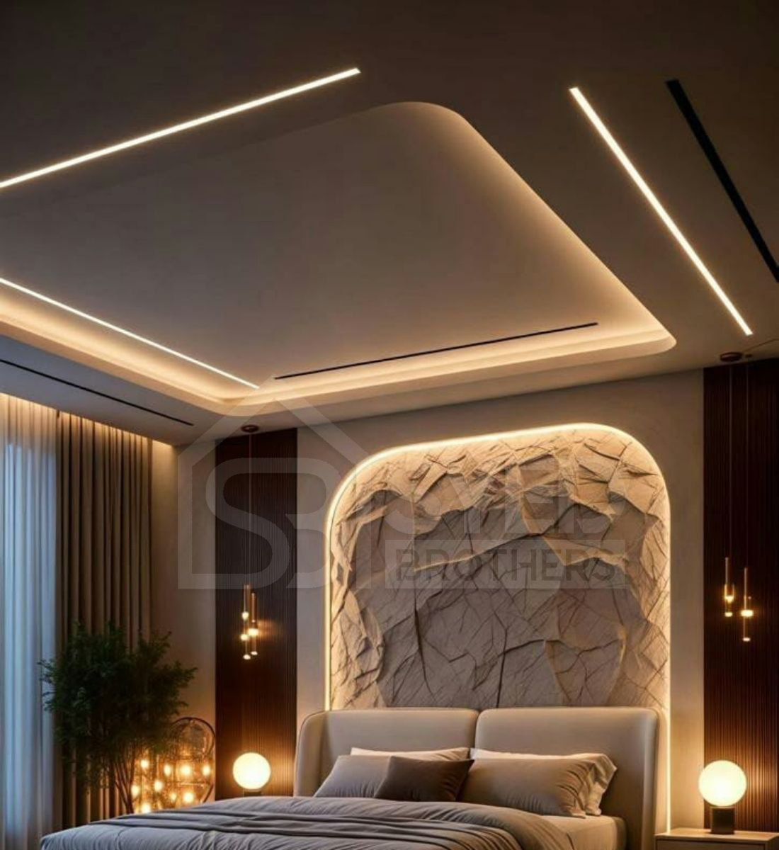 Layered False Ceiling Design